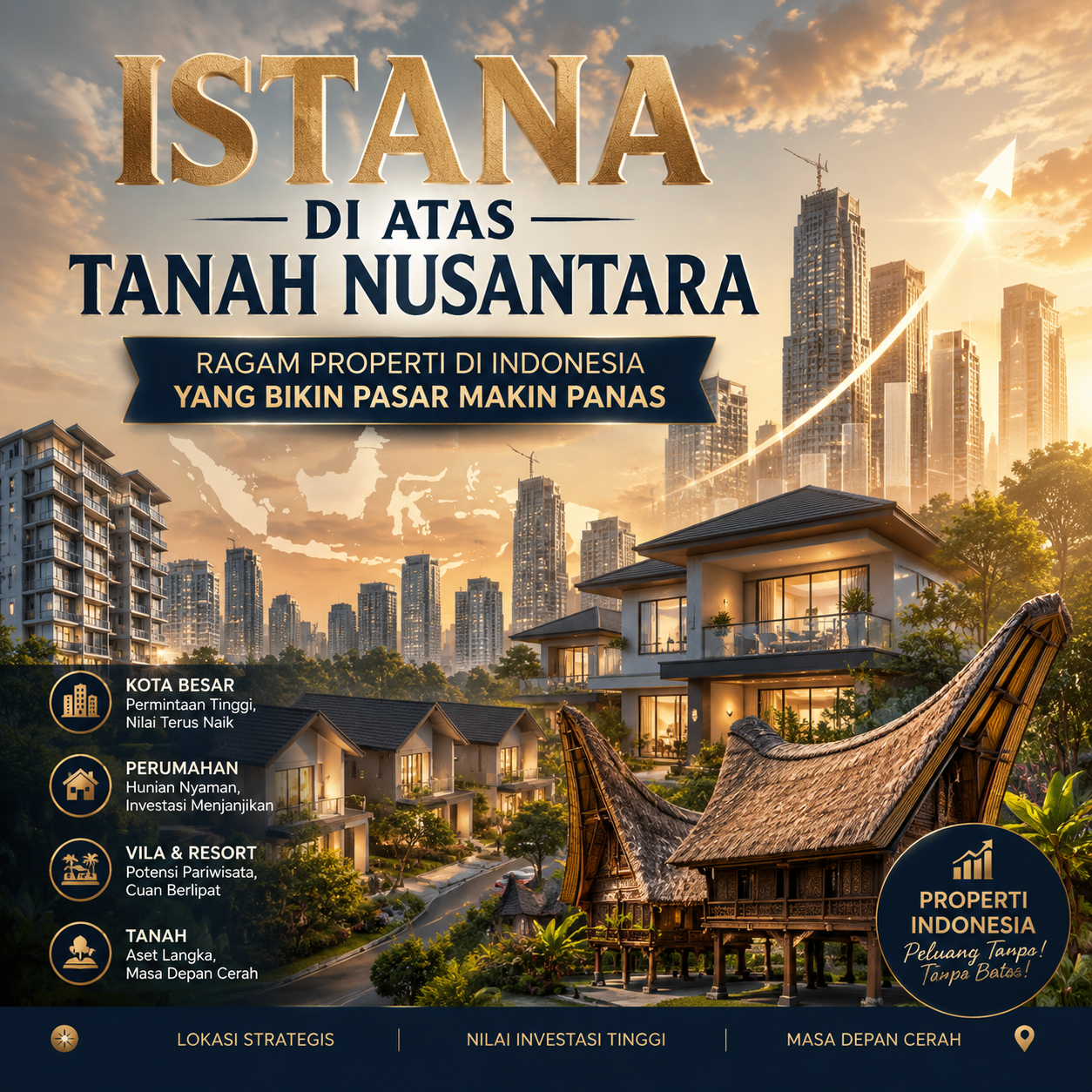 Istana di Atas Tanah Nusantara: Ragam Properti di Indonesia yang Bikin Pasar Makin Panas