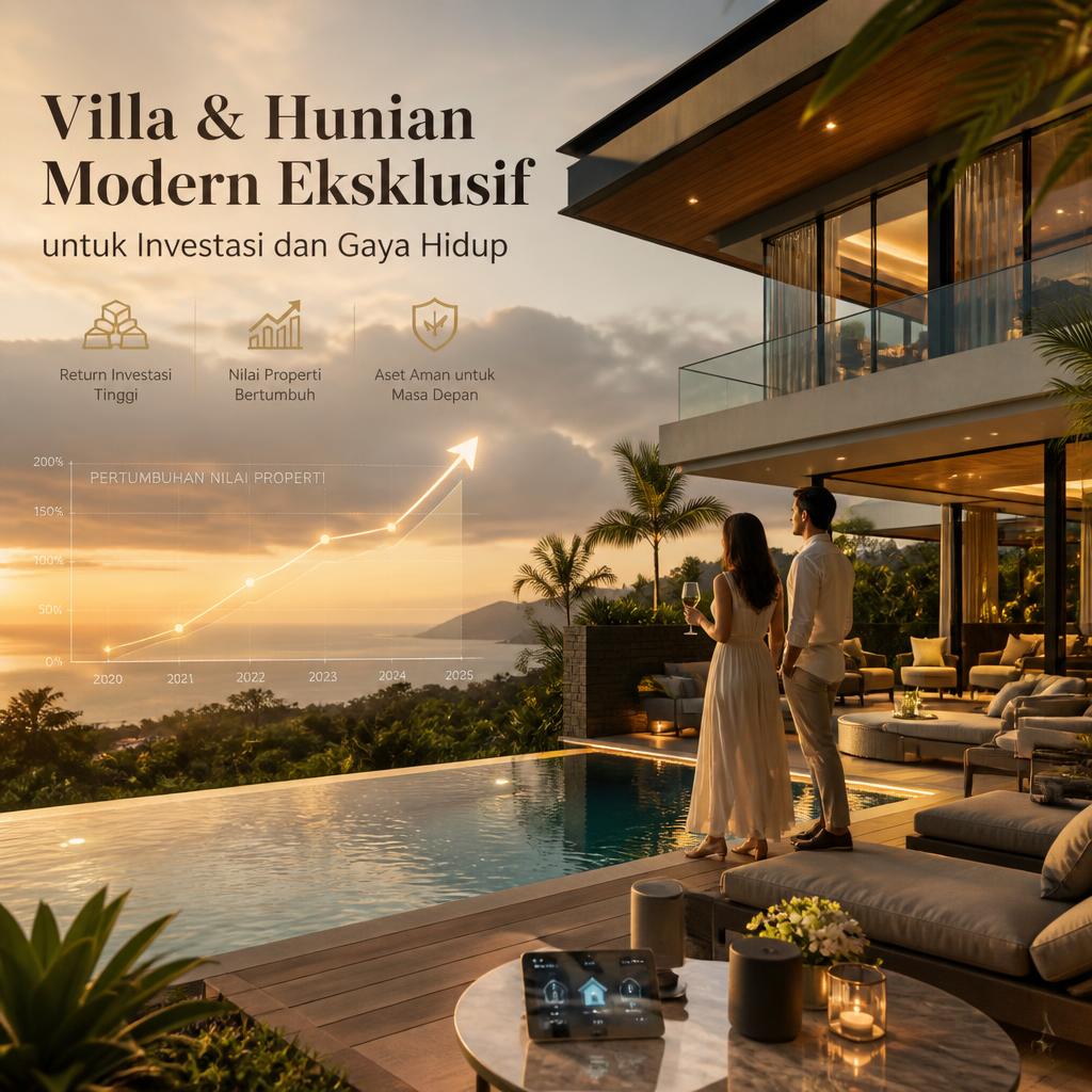 Villa & Hunian Modern Eksklusif untuk Investasi dan Gaya Hidup
